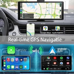 VALI® Draadloze Dashcam - Draadloos CarPlay-Scherm - Dashcam met CarPlay - Zwart - 4cm x 18cm x 7cmDraadloze Dashcam - Dashcam met CarPlay - Draadloos CarPlay - Scherm - Zwart - 4cm x 18cm x 7cm — thumbnail 2