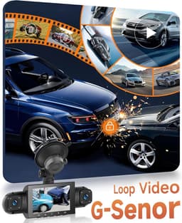 Dashcam - 4-Kanaals - 360 Graden Opname - Hoge Resolutie - Voor Auto's — thumbnail 4