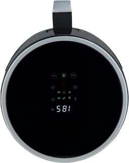 QIN® Mini airfryer - Airfryer - Airfryer klein - Zwart - 28cm x 22cm x 29cm — thumbnail 2