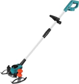 Elektrische Grasmaaier - Draadloze Trimmer - Tuinonderhoud - Verstelbare Hoek - 10 inch Snijbreedte - One Color — thumbnail 1
