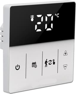 Slimme Thermostaat - WIFI Thermostaat - Energie Besparen - App en Stem Bediening - 8.5 x 8.5 x 4.5 cm — thumbnail 1
