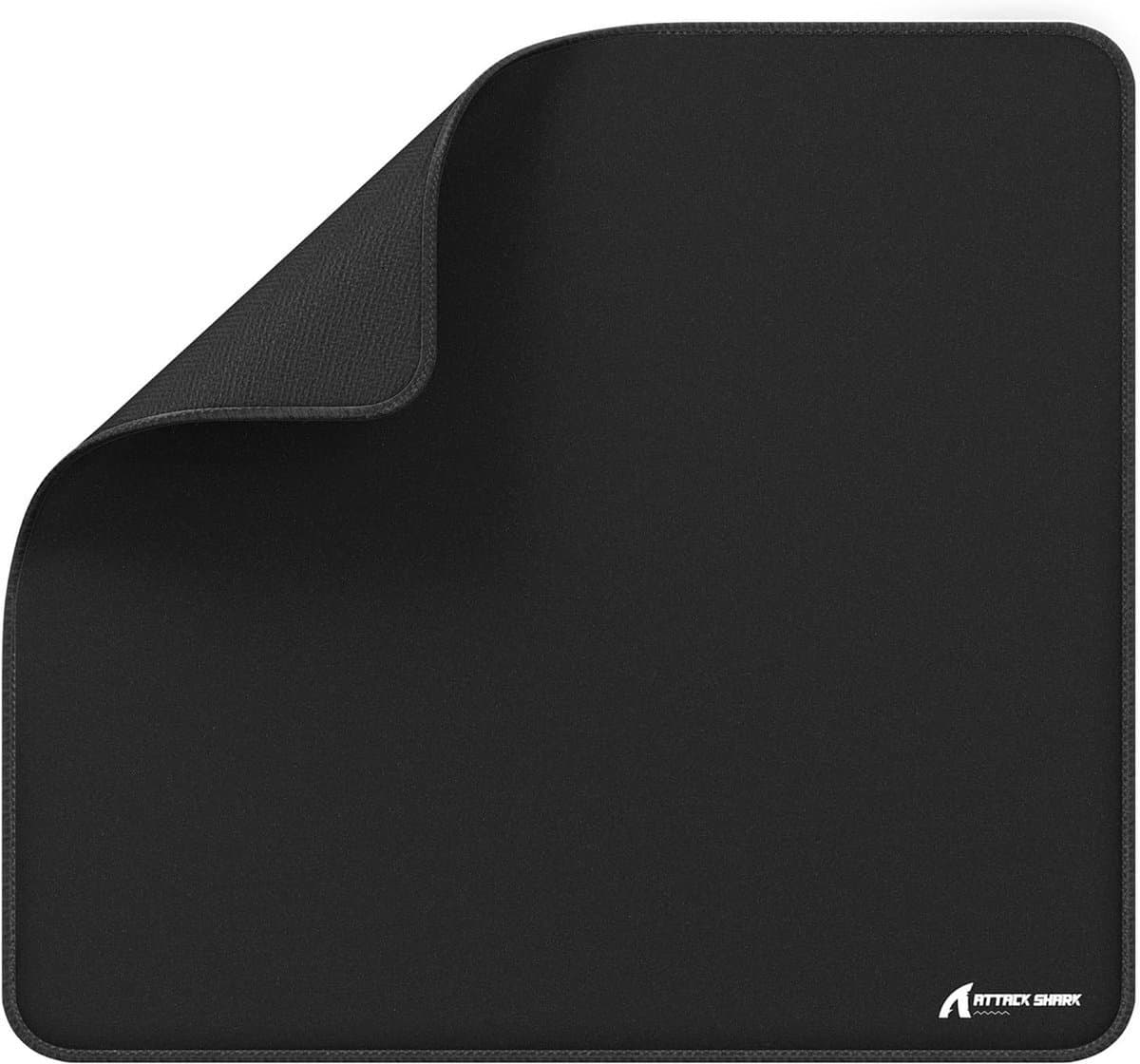 ATTACK SHARK CM02 - Gaming Muismat - XL 450x400x4 mm - Waterafstotend - Antislip - Gestikte Randen - Zwart — afbeelding 1