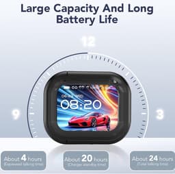 2026 NIEUW AI Vertaler Oordopjes Real Time, 3-in-1 Bluetooth 6.0 Vertaler Hoofdtelefoon met 6 Vertaalmodi, LCD Touch Screen voor 135 Talen/Accenten, 60 Uur Speelduur voor Reizen & Vergaderingen — thumbnail 5