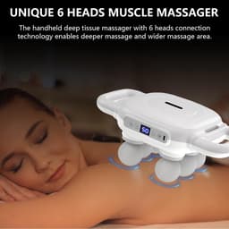 Solidchoice - Draagbare Massage Gun met 18 Massagekoppen en 50 Snelheden — thumbnail 2