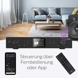 NIEUW! Xoro HFT440 PRO FM-DAB+-Internet HiFi tuner bluetooth Spotify connect 3,2" kleuren scherm externe antenne — thumbnail 3