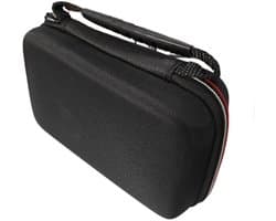 Luxe Aero-case Etui Hoes geschikt voor Nintendo New 3DS XL - 3DS XL - 2DS XL - DSi XL - Zwart-Nylon