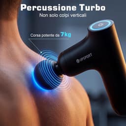 Massage Gun – Draadloos Massagepistool – Diepe Spiermassage – 4 Massagekoppen – USB-C Oplaadbaar – Stil & Draagbaar — thumbnail 3
