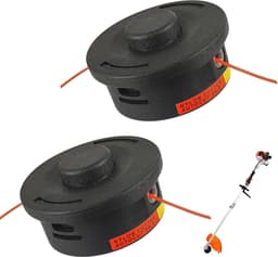 SnelShoppen - 2 stuks AutoCut snijkop 25-2 M10x1.0 vervangingskop voor grasmaaier accessoires, geschikt voor FS55 FS56 FS70 FS80 FS85 en meer — thumbnail 1