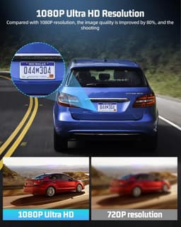 SnelShoppen - 4-kanaals dashcam 1080P met 360°-afdekking, groothoek, 3,16 inch display, IR-nachtzicht, loop-opname, bewegingsdetectie, camera voor, li — thumbnail 2