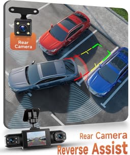 SnelShoppen - 4-Kanaals Dashcam met 360 Graden Beeld, FHD 1080p, IR Nachtzicht, 2 Inch Display, Auto Camera voor Voor, Achter, Links en Rechts - Parke — thumbnail 4