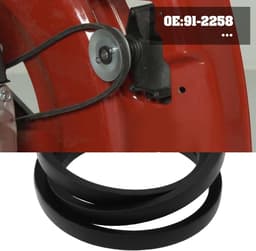 Dailygoods- Grasmaaier V-riem Vervanging 91-2258 - Compatibel met Toro - Rubber - Lengte 89 cm - Breedte 0,95 cm - Zwart — thumbnail 3