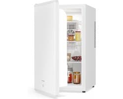 Mini Koelkast - Glazen Deur - Dranken Koelen - Stil Werking - 68 Liter - Wit