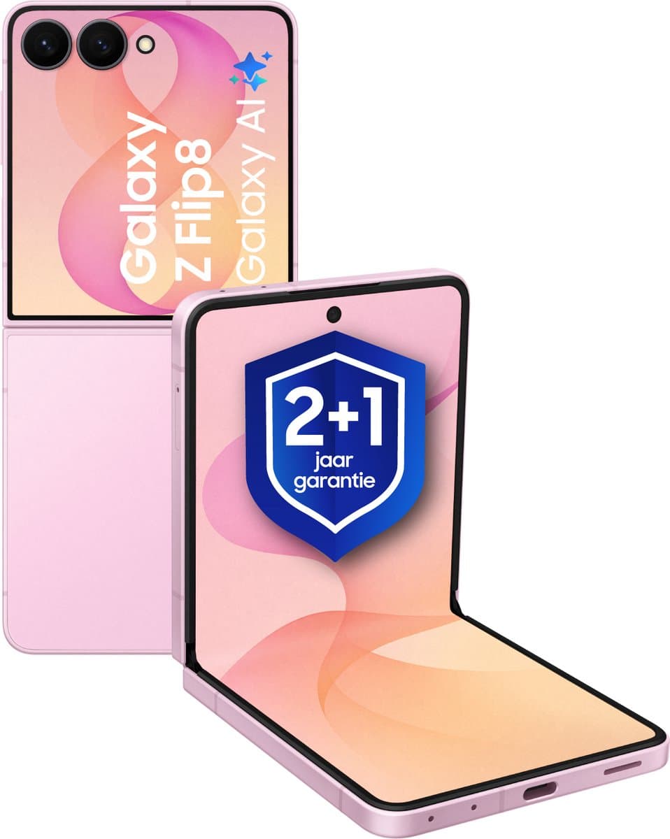 Samsung Galaxy Z Flip8 5G - Smartphone - 256GB - Pink + 1 jaar extra garantie — afbeelding 1