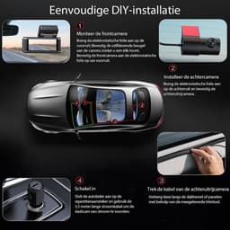 SP® Dashcam - Autocamera met Parkeermodus - Loop-Opname - Zwart - Zwart - 4cm x 9cm x 6cm — thumbnail 2