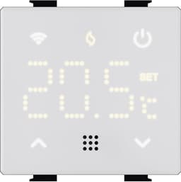 Wifi Thermostaat Module - Slimme Regelaar - Temperatuur Instellen - Touchscreen Display - 2 Module - Wit — thumbnail 4