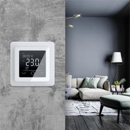 Digitale Touchscreen Thermostaat voor Elektrische Vloerverwarming - Programmeerbaar en Energiezuinig — thumbnail 4