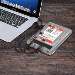 Let op type!! ORICO 3139C3 USB 3.1 Type-C externe behuizing voor 3.5 inch SATA HDD harde schijf (transparant) — thumbnail 2