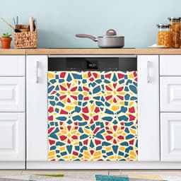 Magnetische Vaatwasser Cover met Geometrisch Design 58x66 cm — thumbnail 1
