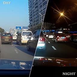 Dashcam Dubbele Lens - Auto Camera DVR - Veilig Rijden - 170 Graden Groothoek - 2.4 Inch Scherm - Zwart — thumbnail 2