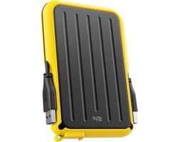 Externe Harde Schijf - Opslagmedium - Bestanden Opslaan - Schokbestendig Ontwerp - 2TB - Geel