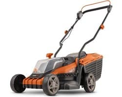 Accu Grasmaaier - Elektrische Machine - Gazon Onderhoud - Borstelloze Motor - 340 mm Werkbreedte - Oranje