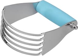 Deegmixer Gebaksnijder - Bakgereedschap - Bakken Maken - 5 Sterke Messen - 12 x 10 cm - Blauw — thumbnail 2