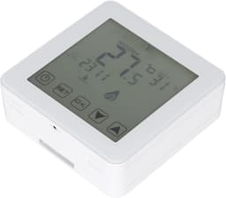 Digitale Thermostaat - Kamertemperatuur Regelaar - Energie Besparen - Programmeerbaar LCD Scherm - 86x86x27mm - Wit — thumbnail 5