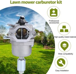 Dailygoods- Carburateur Vervangingsset Hoogwaardig Metaal - Carburateur Synchronisatie Set - Grasmaaier Accessoires - Eenvoudig te Installeren - Verbeterde Energie-efficiëntie - Geschikt voor Nikki 697203 - Grasmaaieronderdeel — thumbnail 5