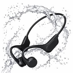 Swiftek Bone Conduction Headphone – IPX8 Waterdicht – Open Ear Sporthoofdtelefoon – Alle sporten – Bluetooth Koptelefoon Draadloos – Draadloze Oordopjes – Headset Draadloos – 8GB geheugen – MP3 speler — thumbnail 1