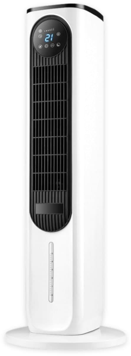 DreamGoods Aircooler - 4-IN-1 Torenventilator - Luchtkoeler met Water & IJs - Aircooler met Koelelementen - Koelen & Verwarmen - Ventilator Staan - Tafelventilator - Mobiele Airco zonder Afvoerslang — afbeelding 1
