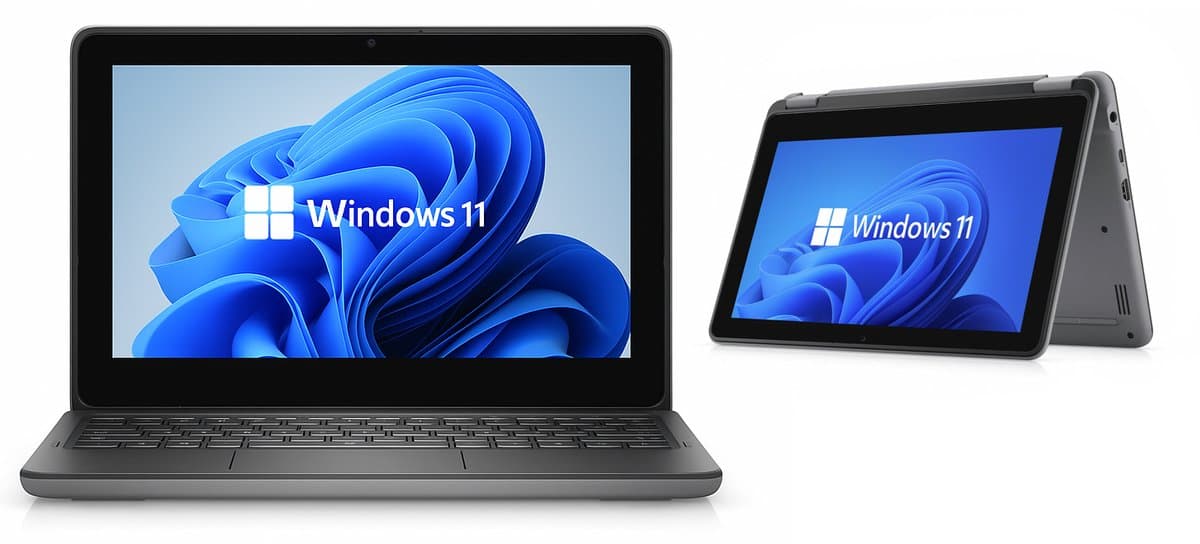 Dell Latitude 3120 - Intel N5100 - 8 GB - 128 GB SSD - 11.6 inch - Windows 11 - Laptop en tablet in 1 - QWERTY — afbeelding 1