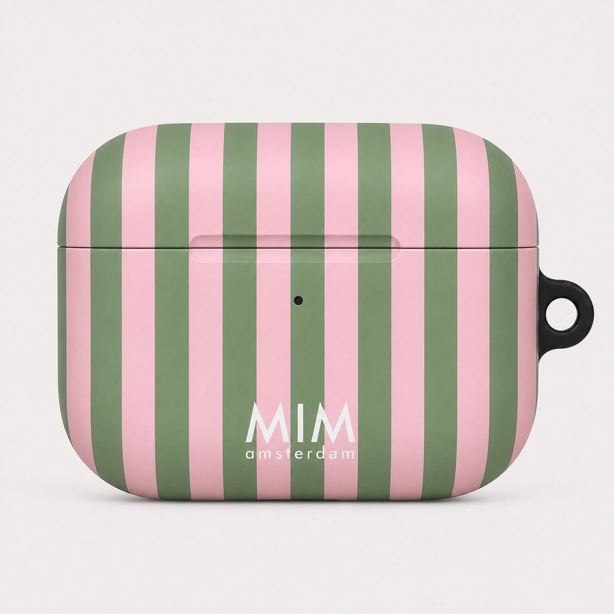 MIM Amsterdam - Watermelon Sugar - Geschikt voor AirPods Pro 3 - AirPod hoesje - Strepen print - AirPod hoesje met print - Shockproof- Cover voor AirPods - Trendy AirPod case — afbeelding 1