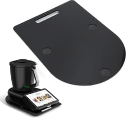 Keukenmachine Schuifplank - Aanrechtbeschermer Accessoire - Apparaat Verplaatsen - Met 4 Wielen - 40.5 x 28 cm - Zwart — thumbnail 1