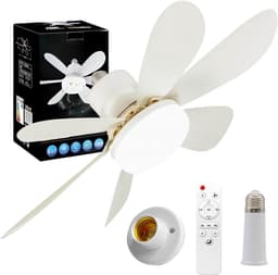 casalora Plafondventilator met verlichting - LED 40W - Ø 50cm - Afstandsbediening smart lamp - Plafondlampen - Plafond lamp - Ventilator — thumbnail 1