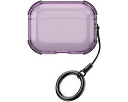 Mobigear Hoesje geschikt voor Apple AirPods Pro 3 Hoesje Flexibel TPU | Mobigear Crystal Clip | Doorzichtig Hoesje AirPods Pro 3 - Transparant