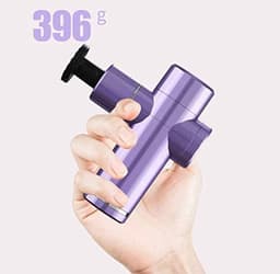 Mini Massage Gun - Spier Massager - Spierpijn Verlichten - Stille Werking - 400g 14cm - Zwart — thumbnail 5
