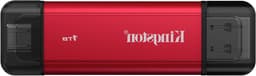 Draagbare SSD - Externe Opslag Flash Drive - Bestanden Overzetten - Dubbele USB-A/C Connectoren - 1TB - Rood/Zwart — thumbnail 1