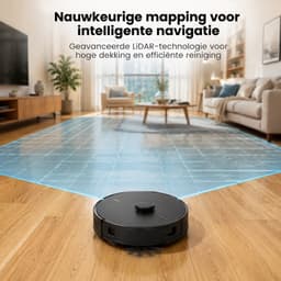 AIRROBO T20 – Robotstofzuiger - met droog zuigen, dweilfunctie en oplaadstation (60 dagen stofvrij) – App & spraakbediening – Voor haar van huisdieren & harde vloeren – 2 jaar garantie — thumbnail 2