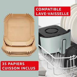 Heteluchtfriteuse - Airfryer Frituurpan - Gezond Koken - 5 Liter Capaciteit - 5 L - Eucalyptus — thumbnail 5