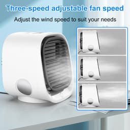 Vernieuwde Vital Breeze draagbare airco: vernevelingsventilator met 3 snelheden – draagbare koelventilator voor thuis, kantoor of slaapkamer — thumbnail 3