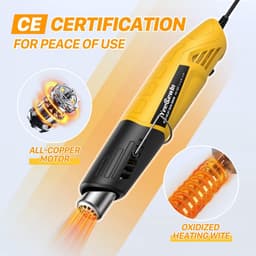 SolidKeus - Handheld Mini Hot Air Gun met 2 Temperatuurinstellingen — thumbnail 2