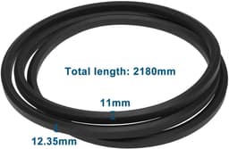 SnelShoppen - Grasmaaier V-riem Kap Strap 1-Stuk 2180mm Geschikt voor John Deere en Solo, Tuinaccessoire, Duurzaam, Elastisch, Hoogwaardige Kwaliteit — thumbnail 3