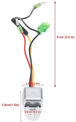 SnelShoppen - 5x Lage Olie Sensor met Alarm voor GX160 GX200 GX240 GX270 GX340 GX390 Motor Generator en Grasmaaier Onderdelen Waterpomp — thumbnail 5