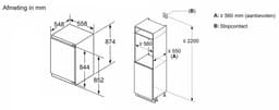 NEFF KI1212FE0 Inbouw Koelkast met Vriesvak 88 cm – 136 Liter – deur-op-deur – Energieklasse E — thumbnail 3