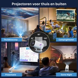 Zavio® Mini Beamer - Mini Projector - Beamer 4k — thumbnail 4