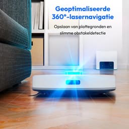 MEDION Robotstofzuiger met afzuigstation en dweilfunctie X23 SW+ (lasernavigatie, sterke 5000 Pa zuigkracht, 2-in-1 robotstofzuiger, nauwkeurige kaartopbouw, Go & No Go-zones, meerdere verdiepingen) w — thumbnail 3
