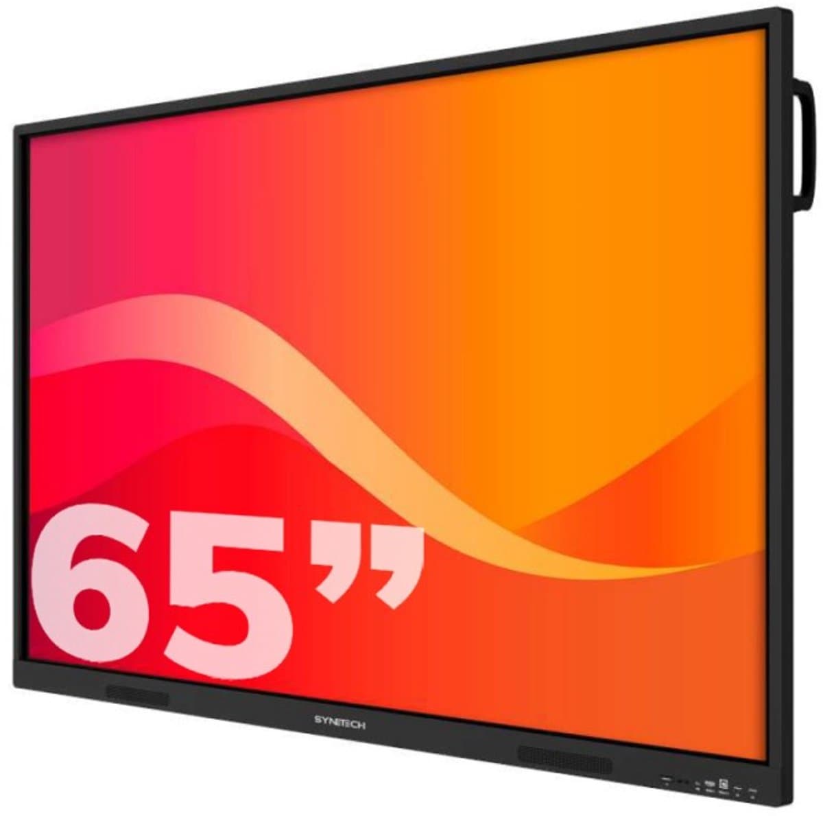 Synetech Piscis Infinity 65 inch 4K interactieve touchscreen, Android 14, 8+128GB, Speakerphone, 16x2 Watt, Microphone, anti-bacterial, EDLA, Screen extension, AI compatible NPU 6T Processor, 2x pen, OPS optional — afbeelding 1