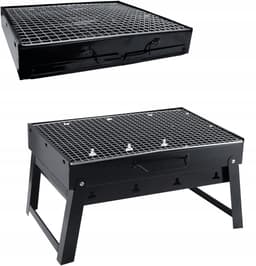 Draagbare Koolgrill in Kofferformaat - Ideaal voor Camping — thumbnail 3