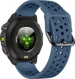 Knobbout Outdoor GPS Smartwatch – 1.43” Scherm AMOLED Scherm (466×466) – Bluetooth Bellen – Always-On Display (AOD)-Dubbele Frequentie + 6-Satelliet Locatie – Kompas, Hoogtemeter, Barometer– IP68 Waterdicht – 10 Dagen Batterijduur- Blauw — thumbnail 3