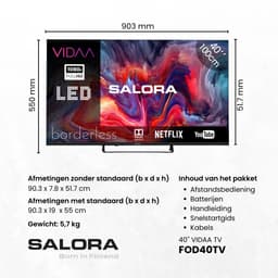 Salora FOD40FV Smart Televisie — thumbnail 5